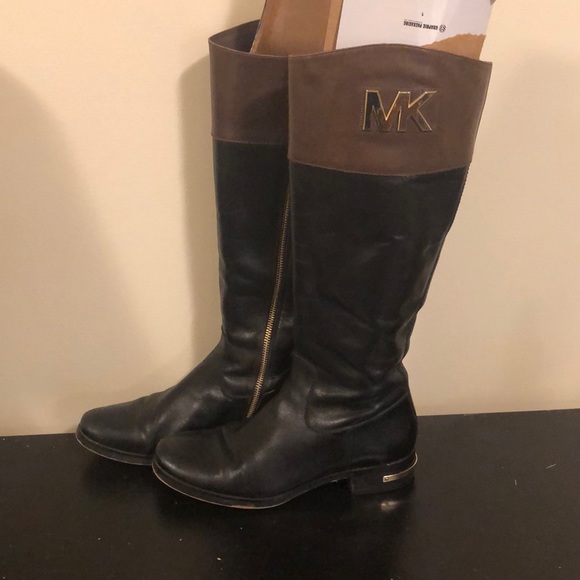Michael Kors leather riding boots